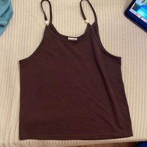 Donni Knit Pearl Tank